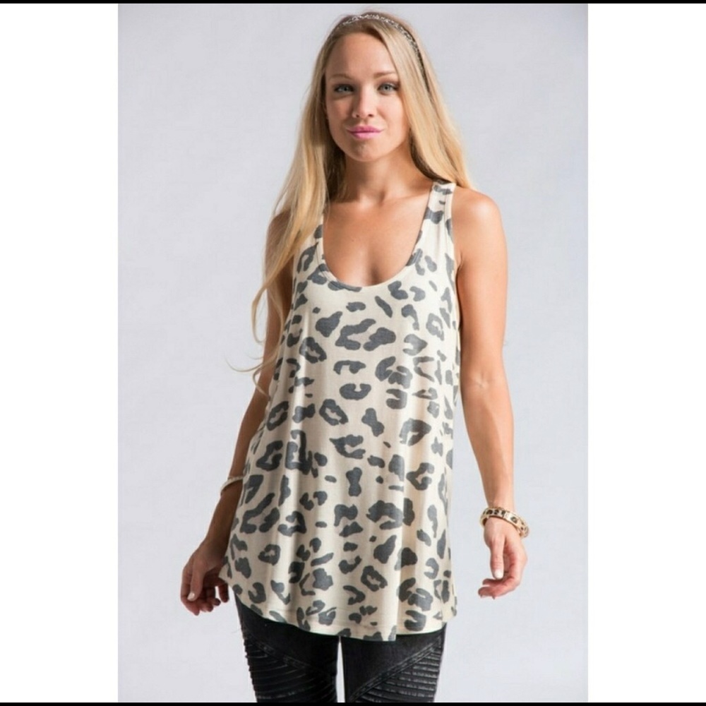 🖤 Leopard Sublimated Racer Back Tank 🖤